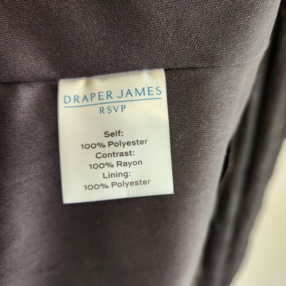 Draper James Size 2X Black Long Sleeve Smocked Waist Dress - Picture 10 of 12